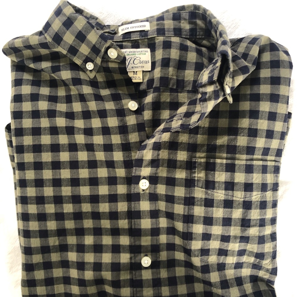 J. Crew slim untucked button down M